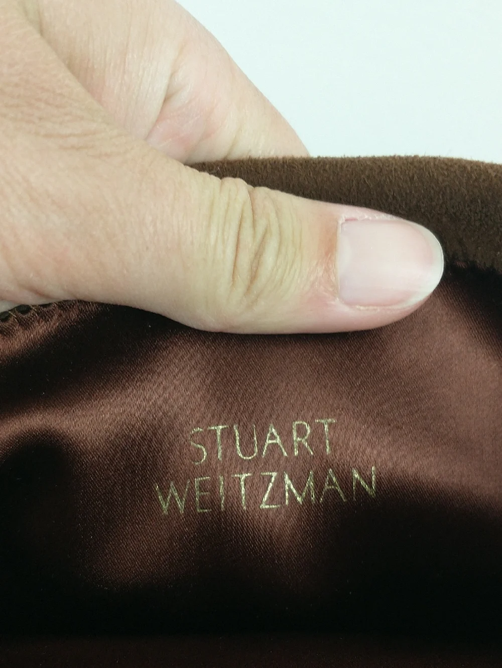 Stuart Weitzman Over-the-Knee Thighland Suede Leather Boots Womens 7.5 Brown